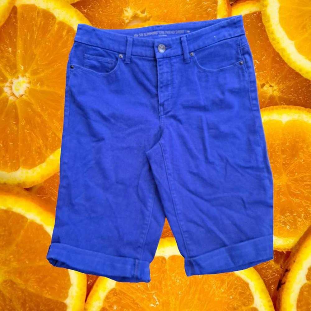 Chicos Chicos So Slimming Girlfriend Shorts Blue … - image 5