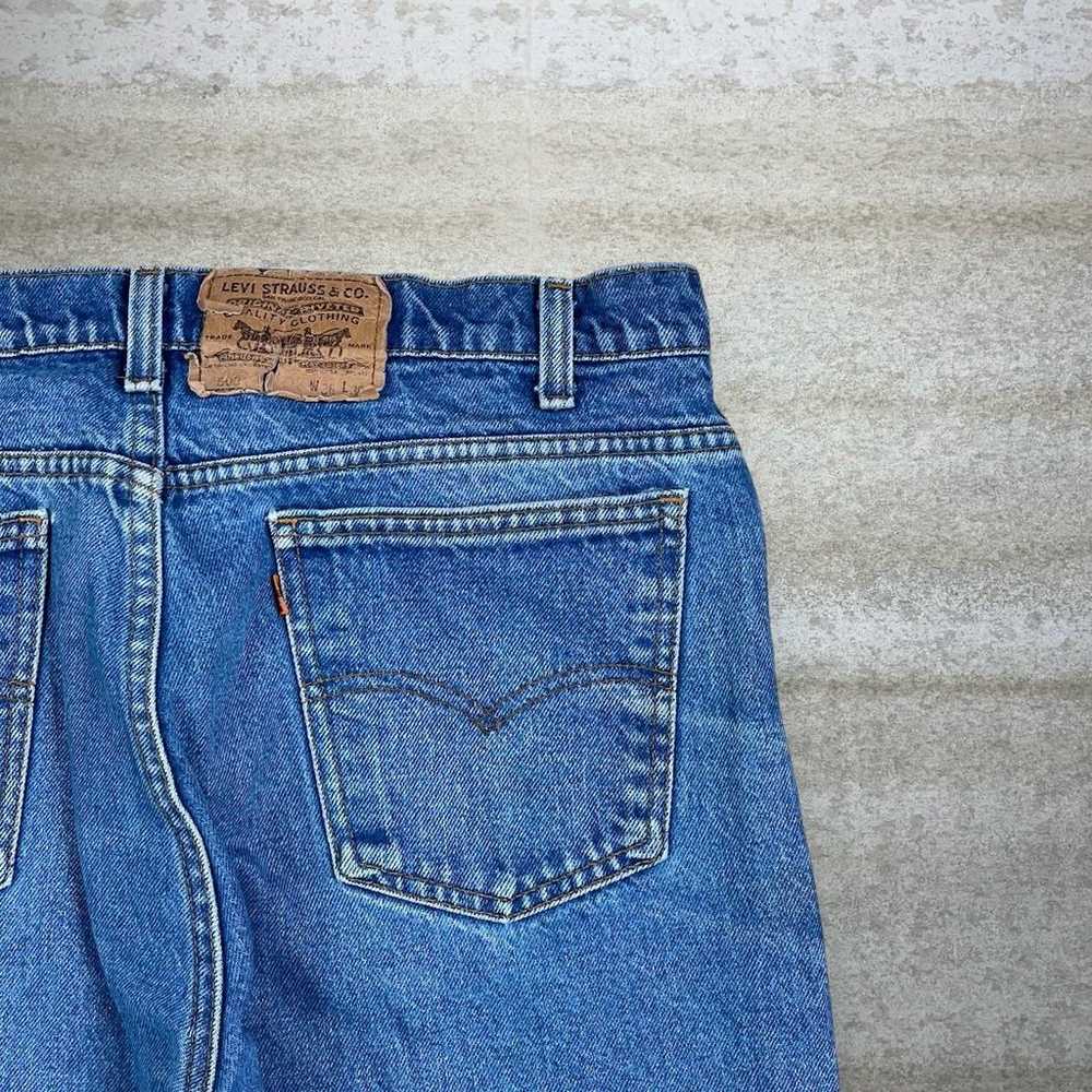 Vintage Orange Tab Levis Jeans 508 Regular Straig… - image 3