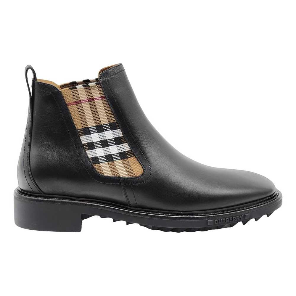 Burberry Leather boots - image 1