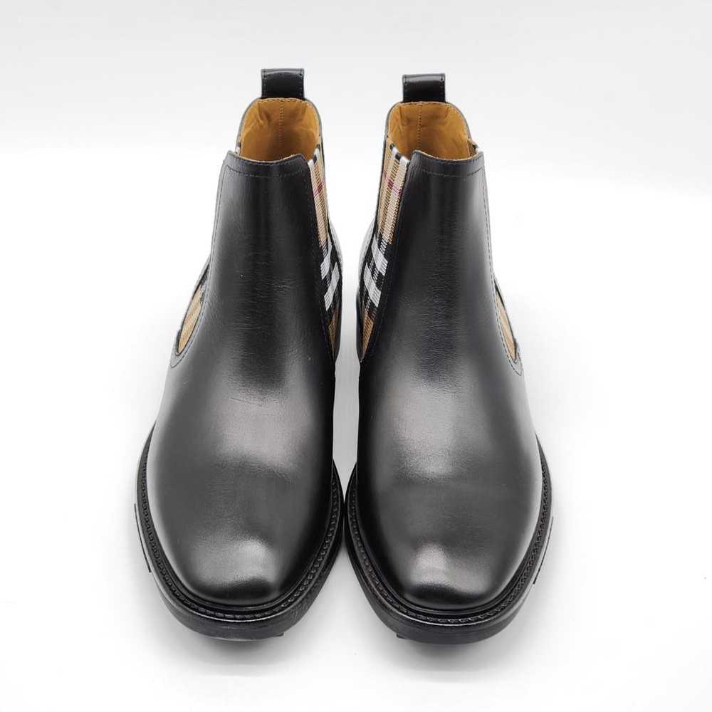 Burberry Leather boots - image 4