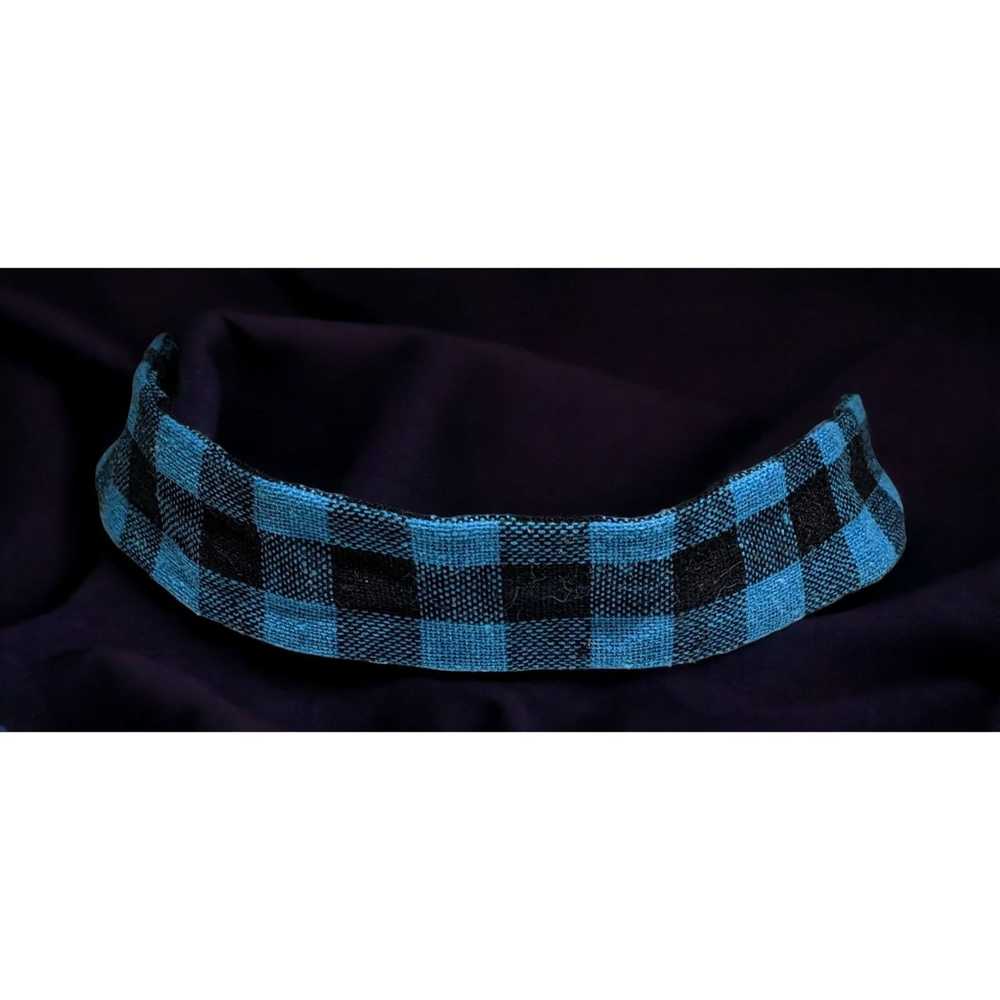 Other Charming Charlie Black And Blue Plaid Fabri… - image 4