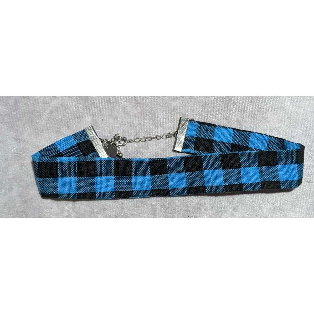 Other Charming Charlie Black And Blue Plaid Fabri… - image 7