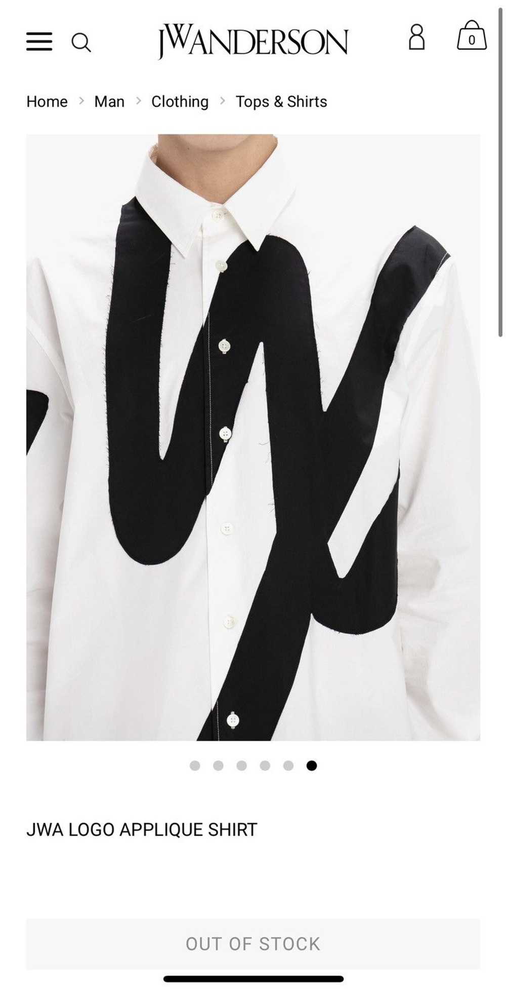 J.W.Anderson JW Anderson Logo Applique Shirt - image 3