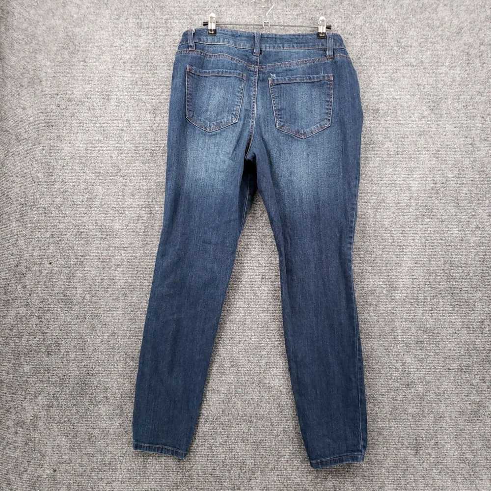 Vintage Refuge Jeans Womens 10 Mid-Rise Skinny Zi… - image 2