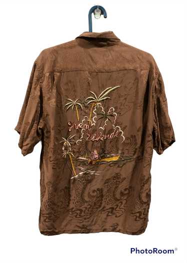 Aloha Wear × Hawaiian Shirt × Sukajan T Shirts 🔥R