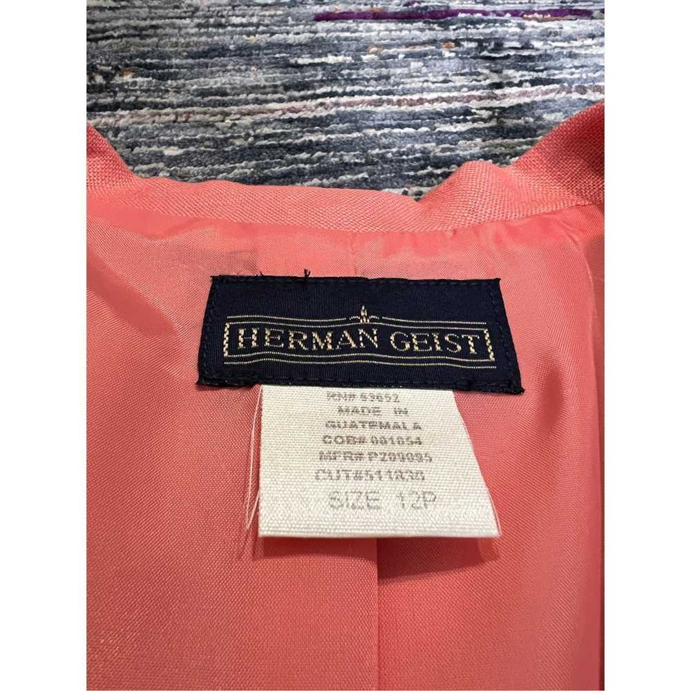 Unbrnd Herman Geist linen pink double sided blaze… - image 4