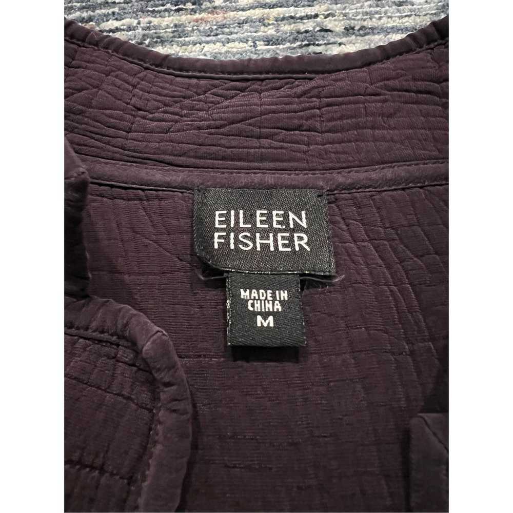 Eileen Fisher Eileen Fisher Blazer jacket Purple … - image 4