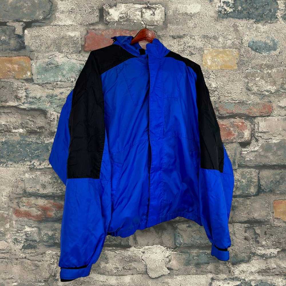 Vintage Marlboro Windbreaker Jacket Royal Blue Bl… - image 3