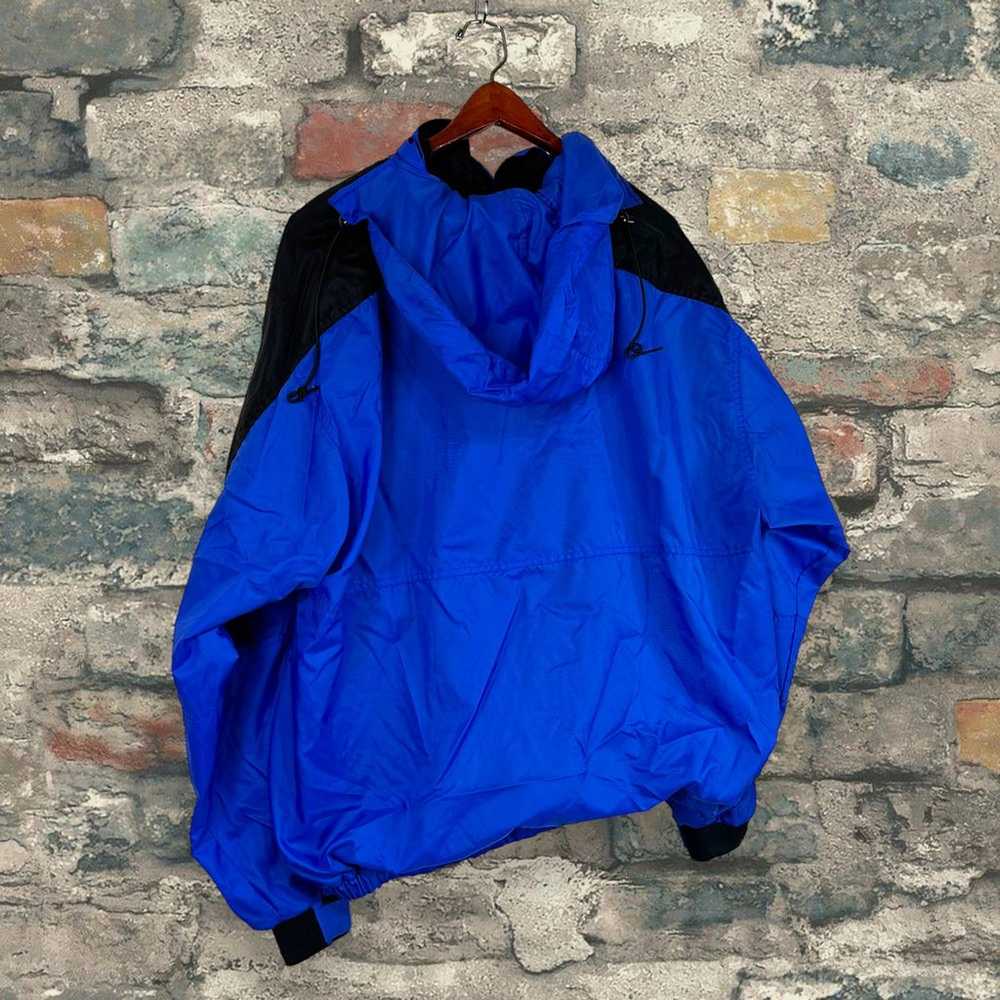 Vintage Marlboro Windbreaker Jacket Royal Blue Bl… - image 6