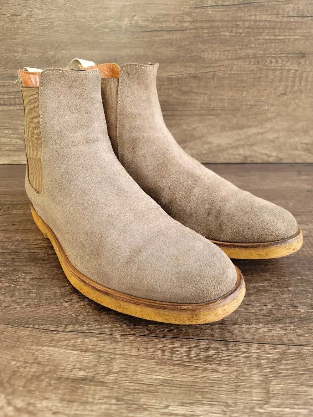 Common Projects Chelsea Suede Leather Boots - image 2