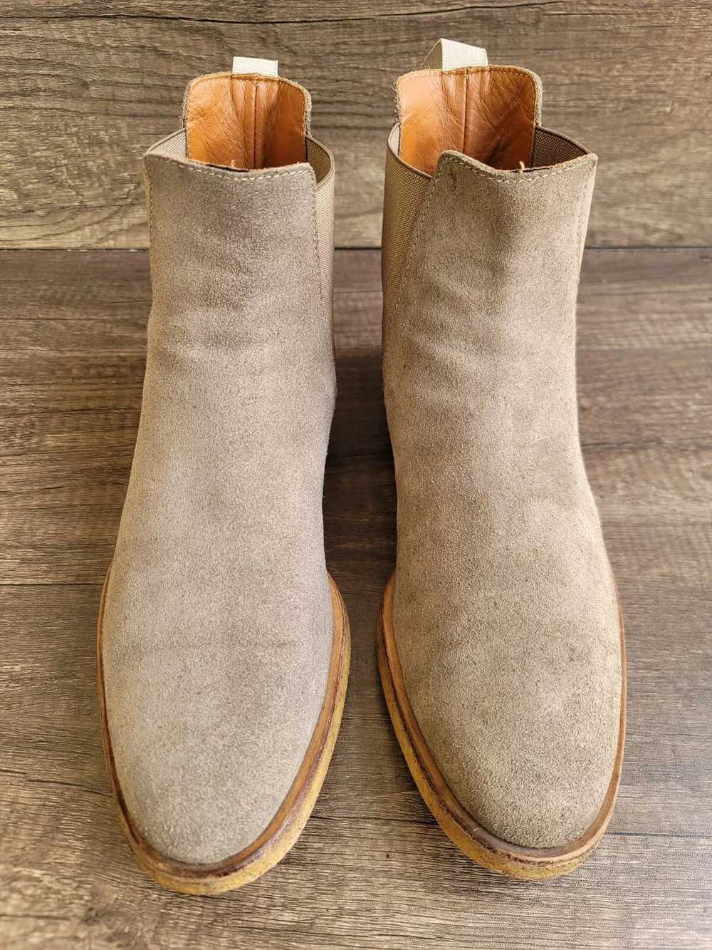 Common Projects Chelsea Suede Leather Boots - image 6