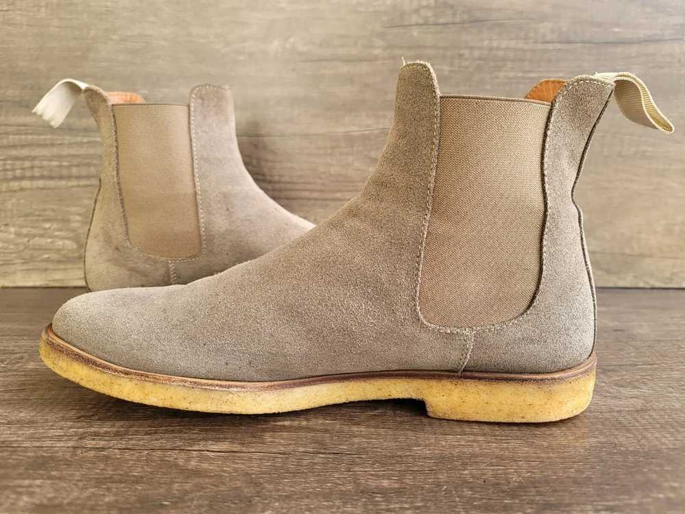 Common Projects Chelsea Suede Leather Boots - image 8