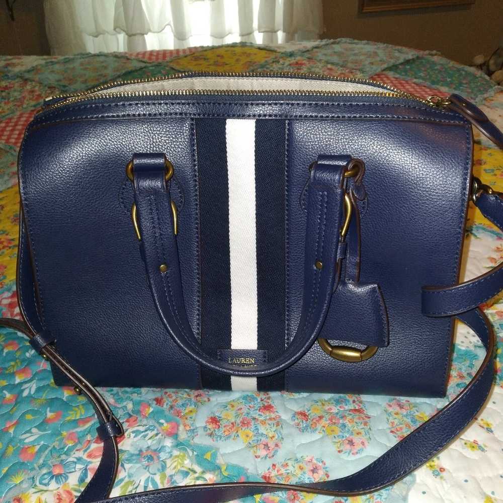 Ralph Lauren Striped Regal Bag! - image 1