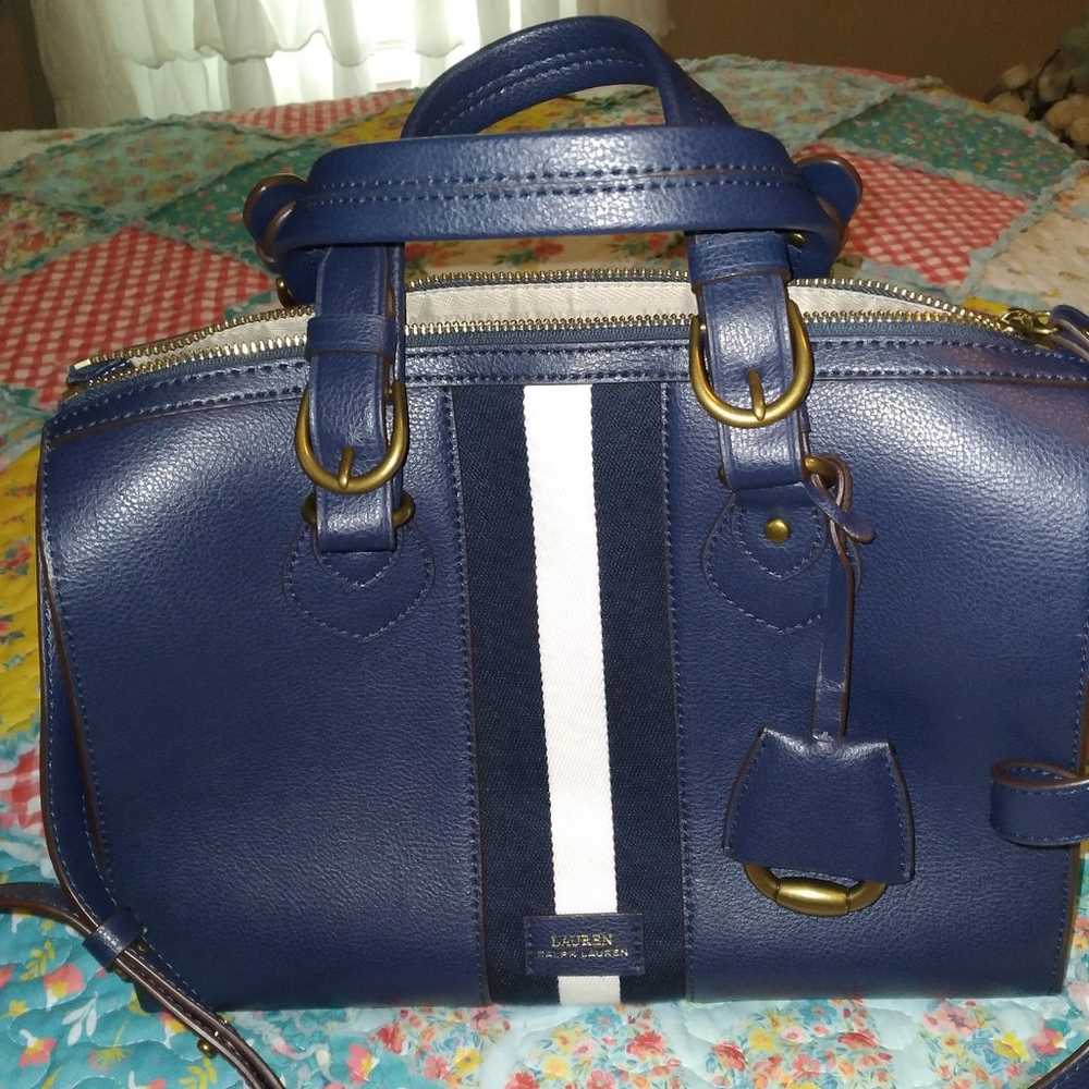 Ralph Lauren Striped Regal Bag! - image 2