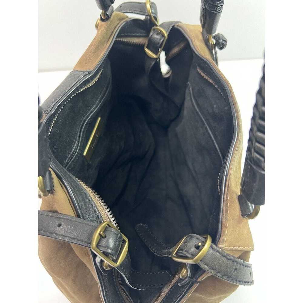 Gryson Olivia Handbag Brown Leather Shoulder Bag … - image 10