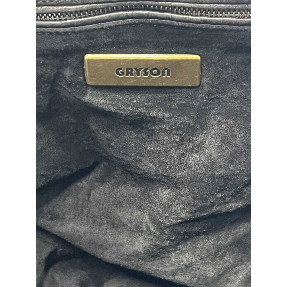 Gryson Olivia Handbag Brown Leather Shoulder Bag … - image 12
