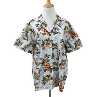 Hilo Hattie Vintage Hilo Hattie Shirt Womens M Me… - image 1