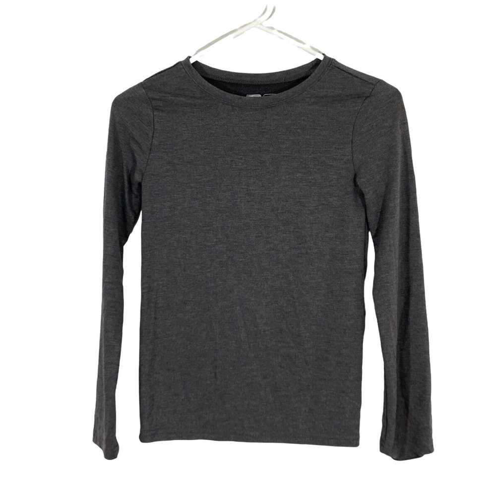 Vintage Russell Boys Gray Round Neck Long Sleeves… - image 1