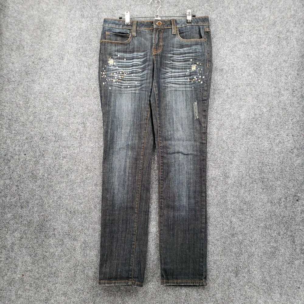 Vintage Mudd Jeans Womens 9 Low Rise Straight Dis… - image 1