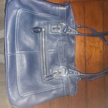 Authentic Navy blue Coach purse