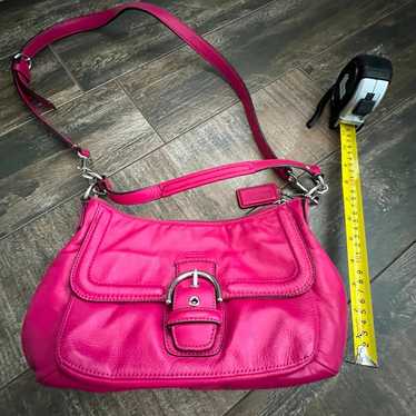 Coach pink magenta handbag