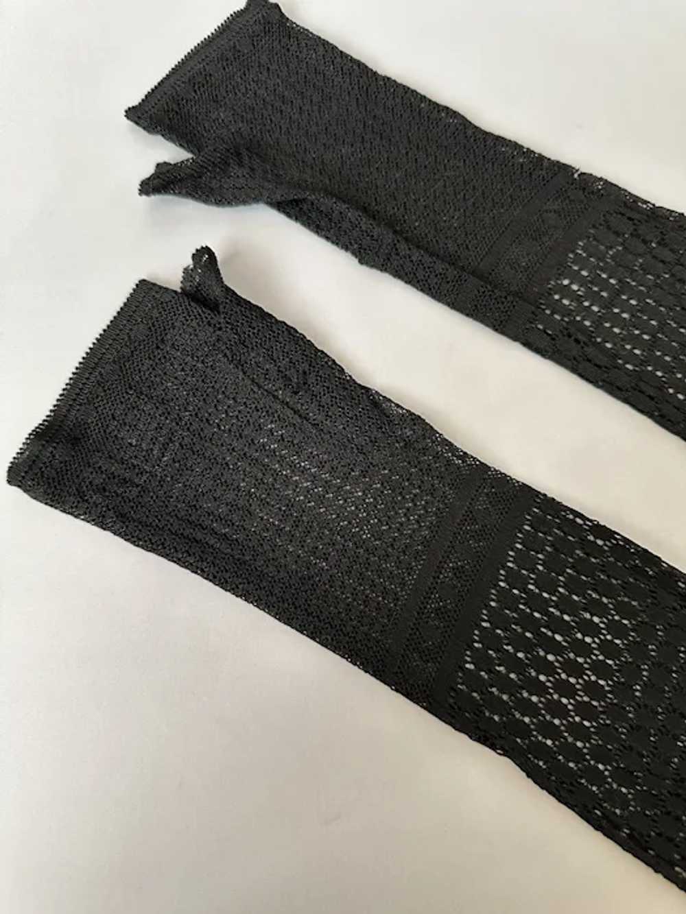 Victorian Fingerless Opera Gloves - image 2