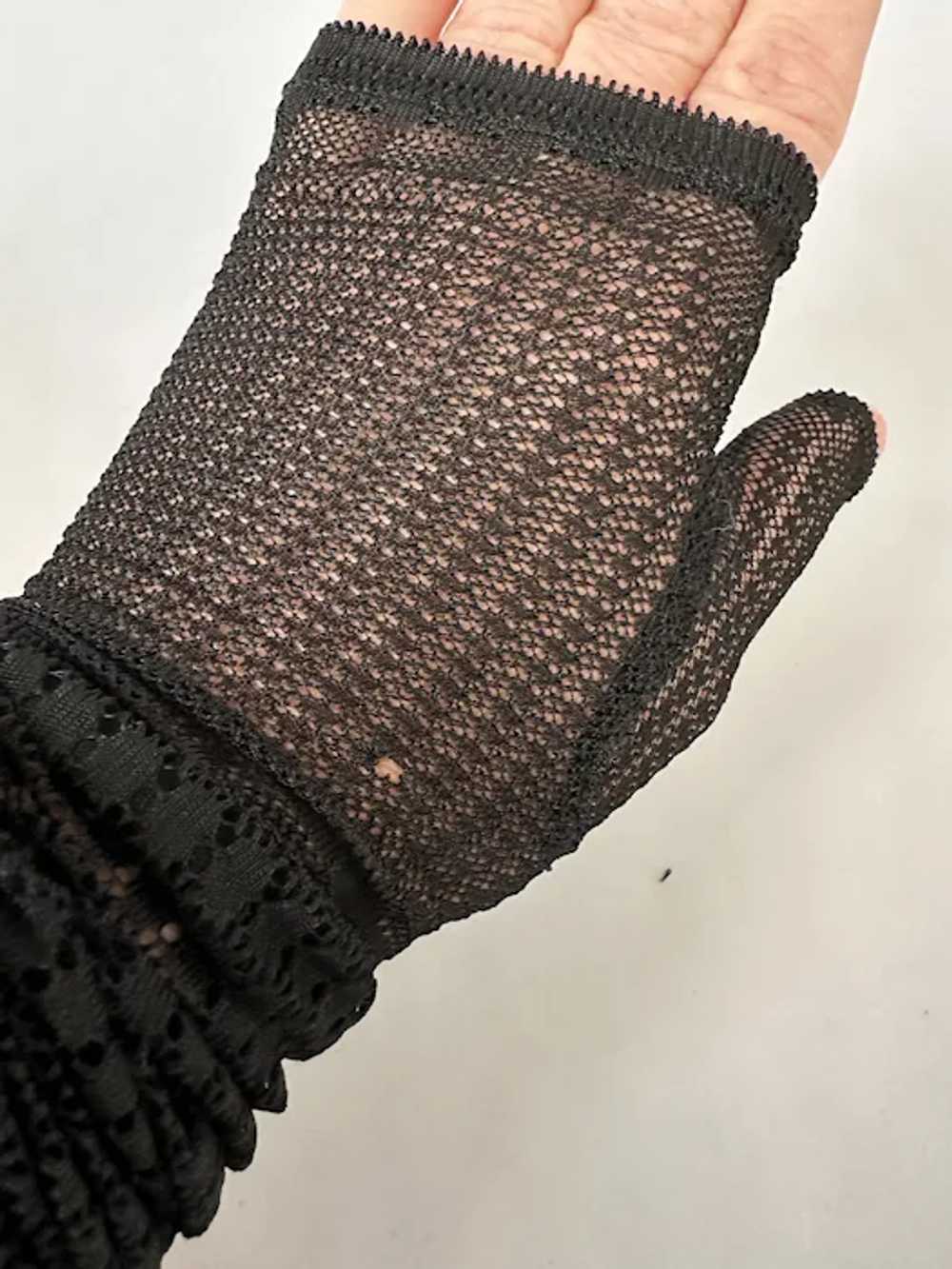 Victorian Fingerless Opera Gloves - image 7