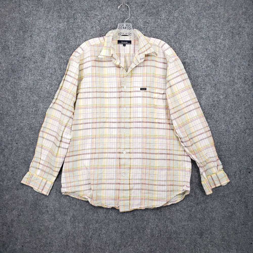 Vintage Faconnable Button Down Shirt Men M Medium… - image 1