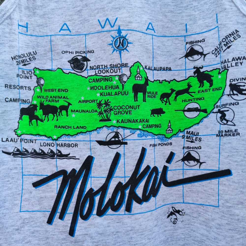 Made In Usa × Vintage Vintage 80s Molokai Hawaii … - image 5