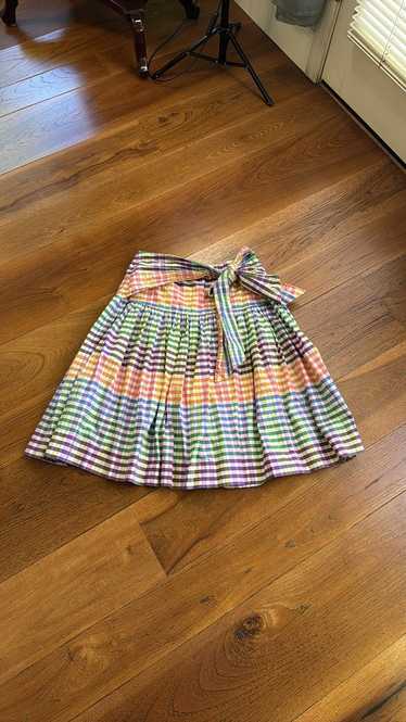 J.Crew J.Crew Pleated Belted Knee Length Skirt