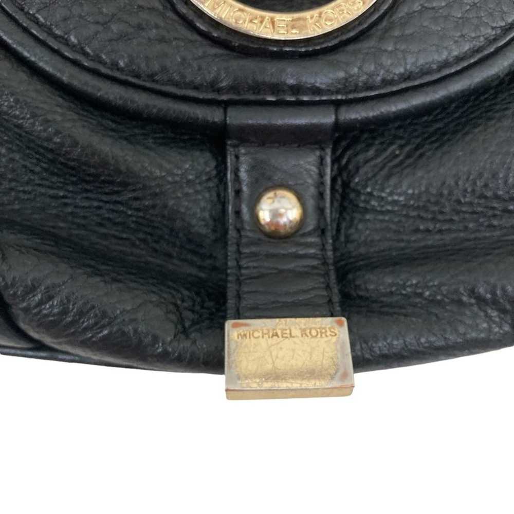 Michael Kors Black Leather Shoulder Bag - image 4