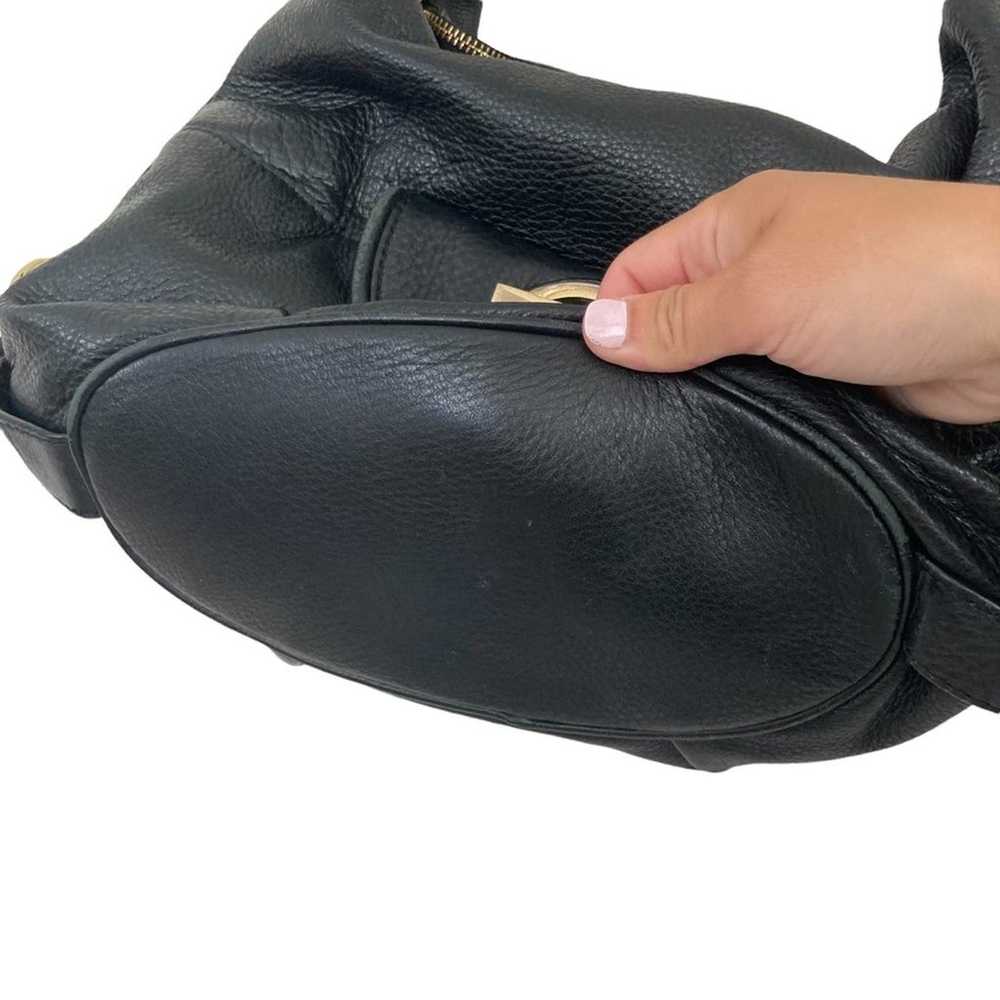 Michael Kors Black Leather Shoulder Bag - image 6