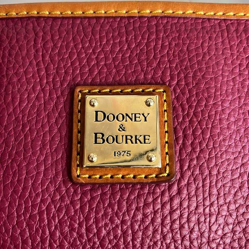 Dooney & Bourke Pebbled Leather Purse Shoulder Ca… - image 11