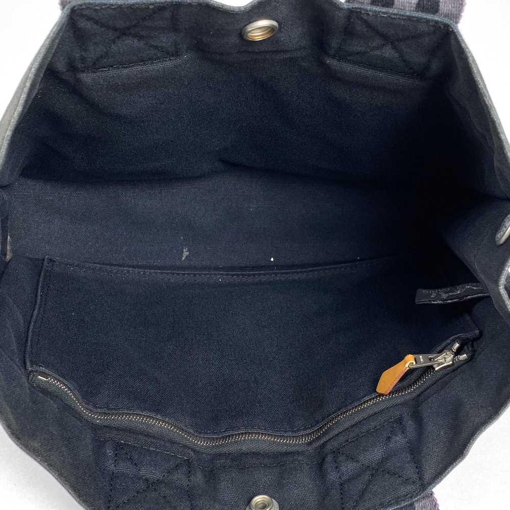 4  Hermes Four Toe Pm Handbag Striped Tote Bag Ca… - image 7