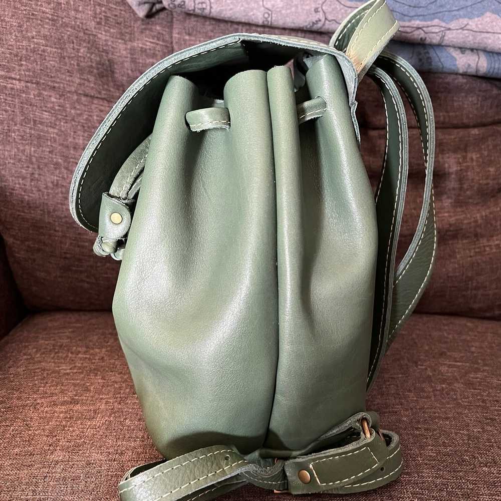 Portland Leather Goods Eucalyptus Bucket Backpack - image 4