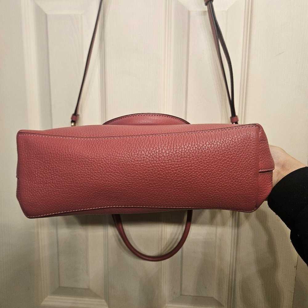Coach Remi Satchel Rouge Pink Pebbled Leather pur… - image 3