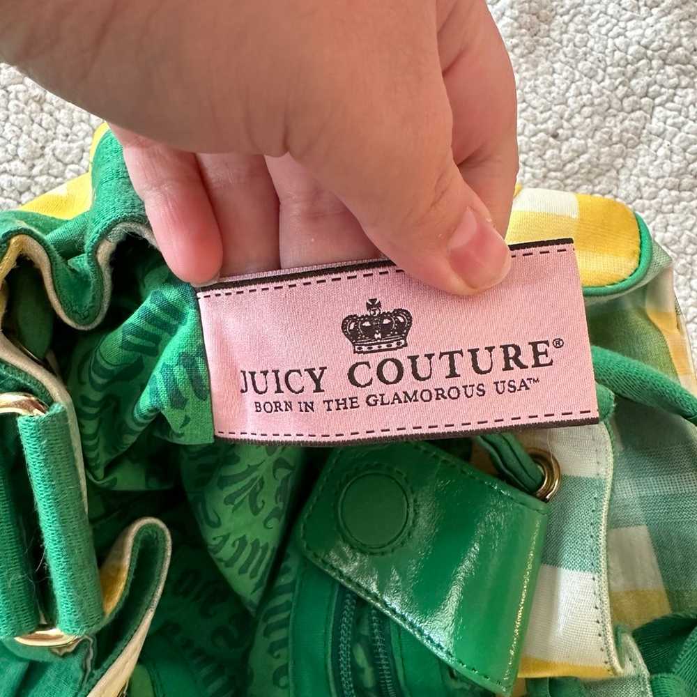 Juicy Couture Green and Yellow Gingham Daydreamer… - image 5