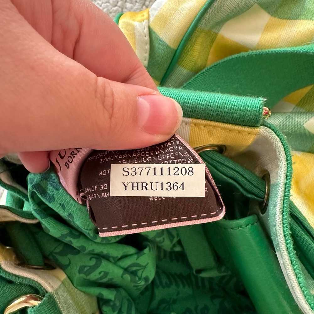 Juicy Couture Green and Yellow Gingham Daydreamer… - image 6