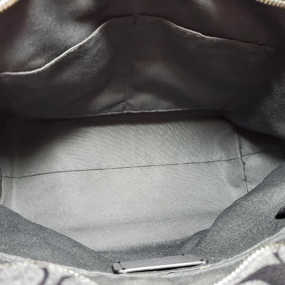 Coach Signature City Zip Tote Bag Black Smoke F58… - image 9