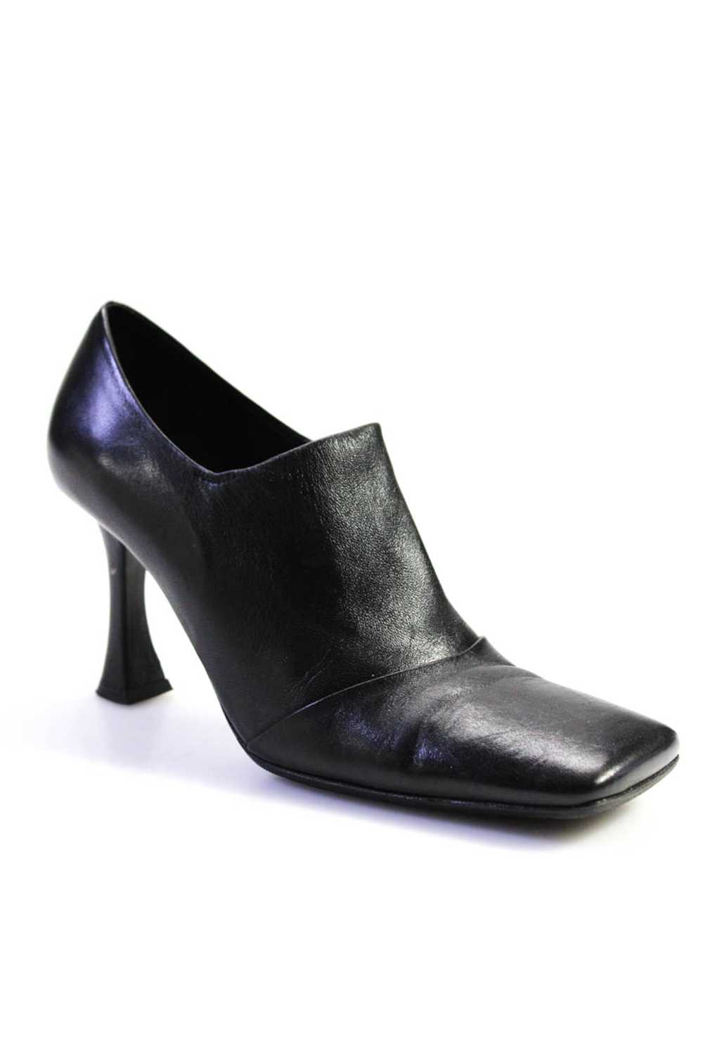 Proenza Schouler Womens Leather Square Toe Spool … - image 1