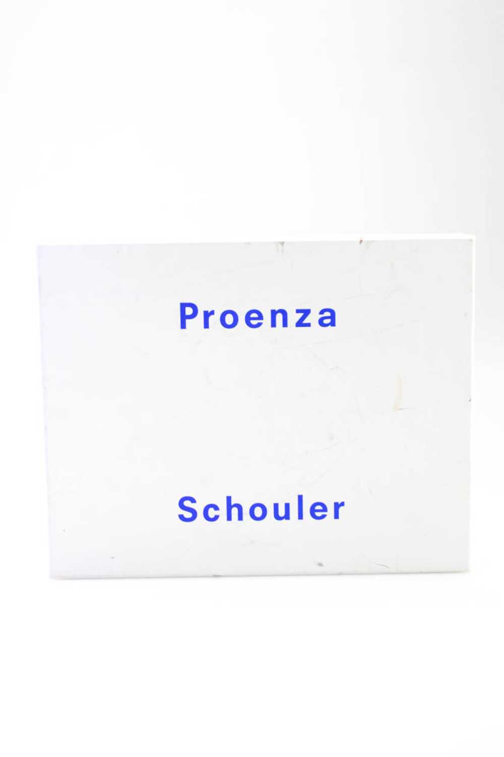 Proenza Schouler Womens Leather Square Toe Spool … - image 6