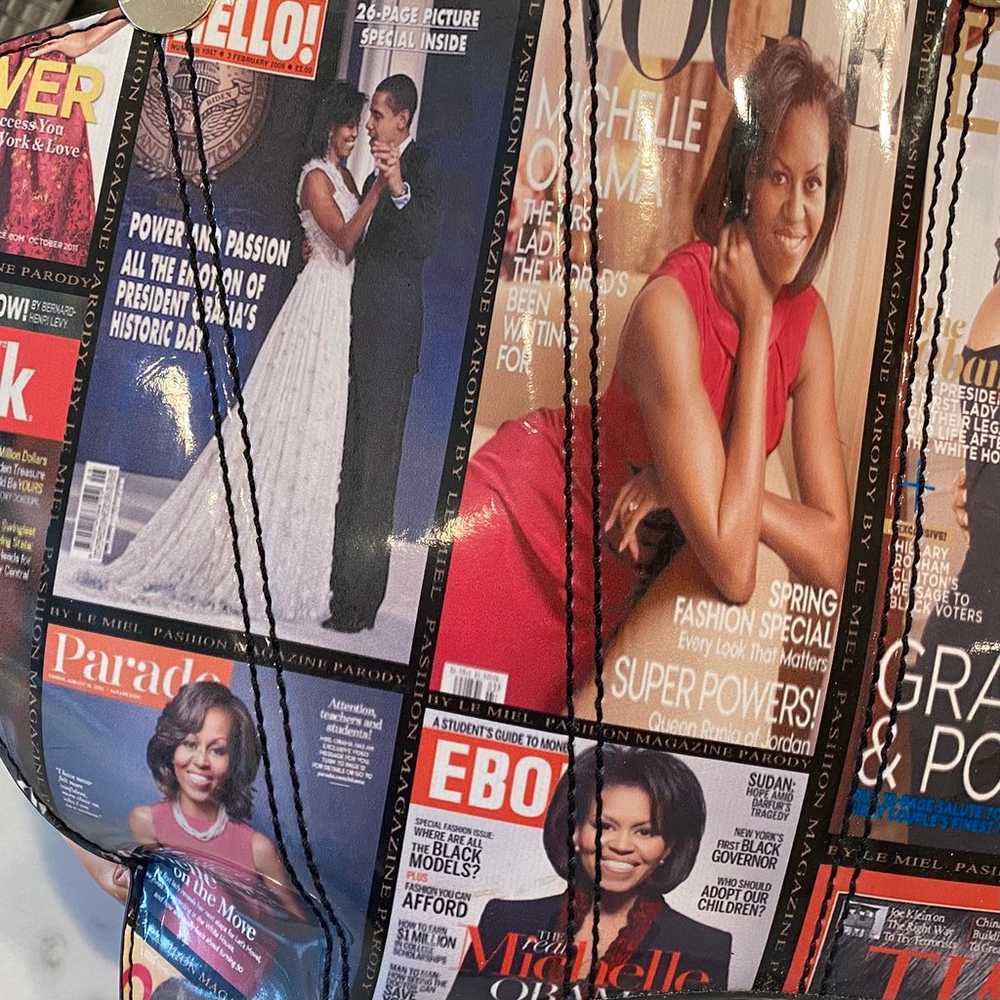 President Obama Michelle Satchel Purse Magazine C… - image 5