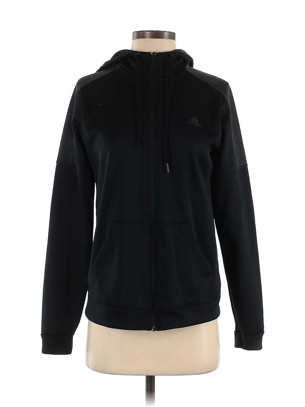 Adidas Women Black Track Jacket S - image 1