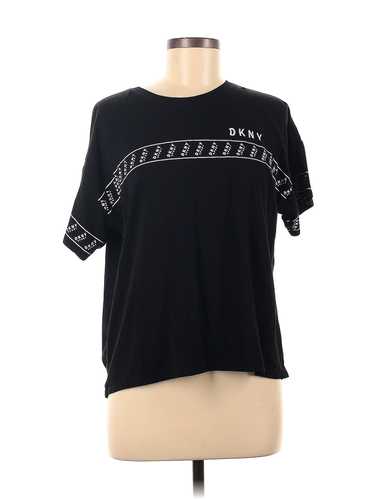 DKNY Sport Women Black Short Sleeve T-Shirt M