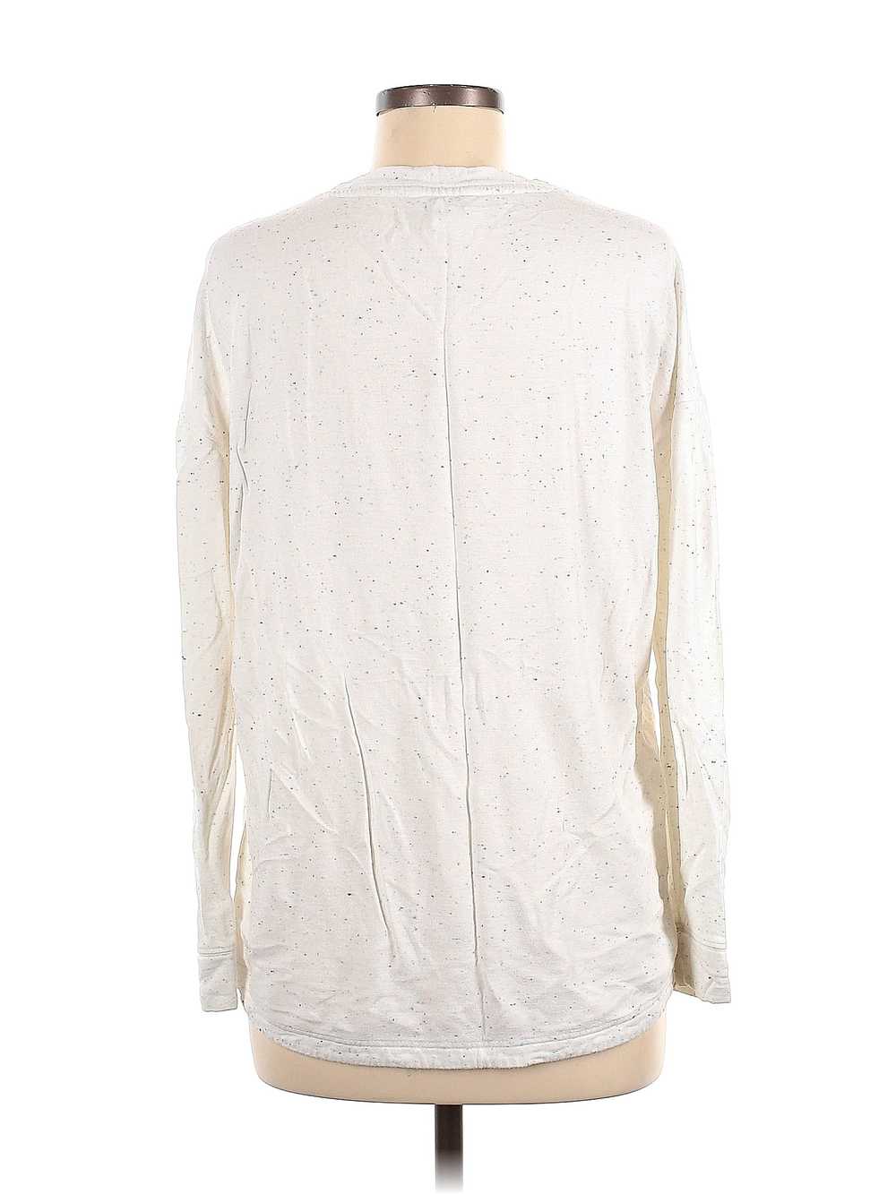 Three Dots Women Ivory Sweatshirt S - image 2