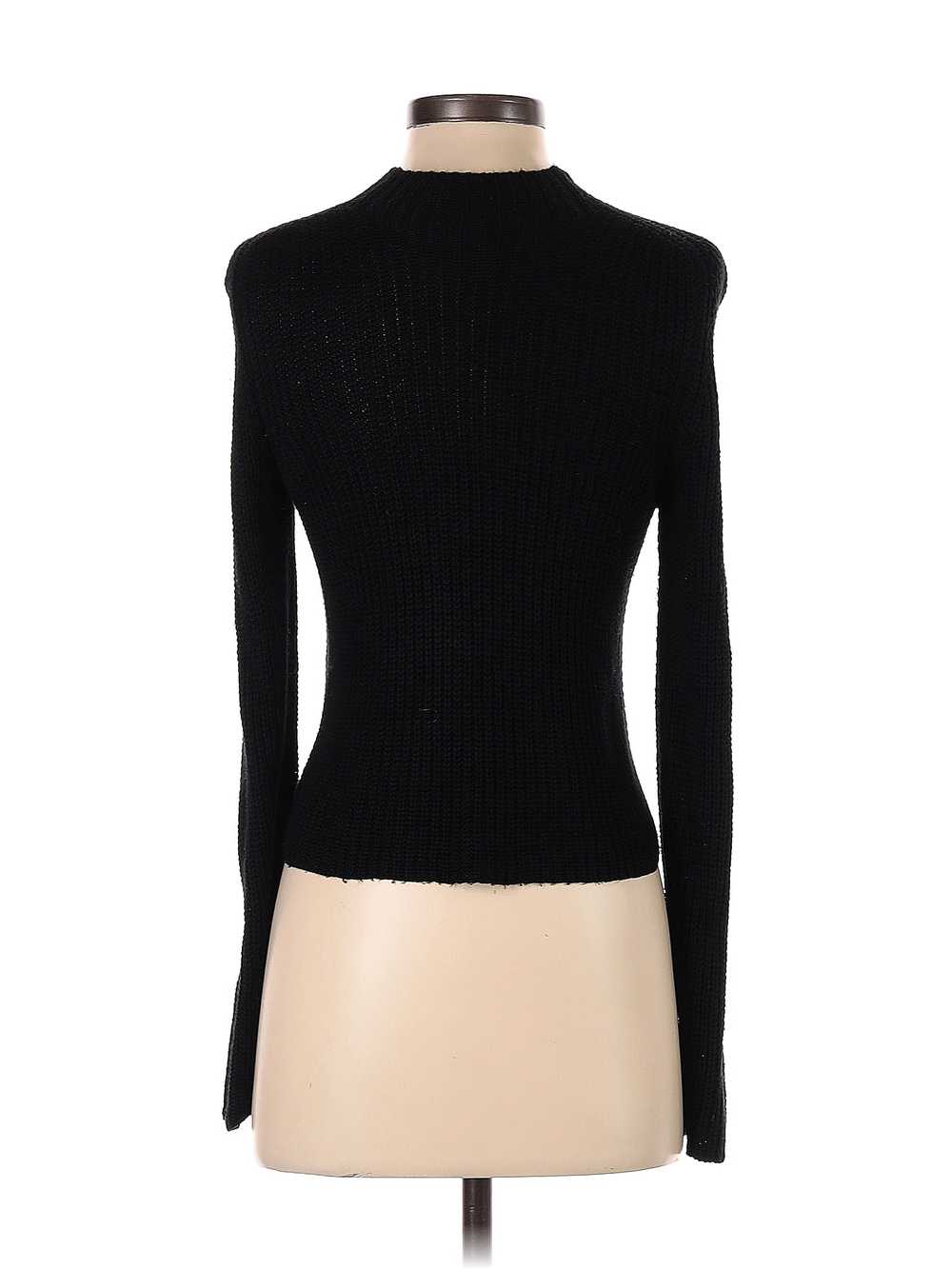 American Apparel Women Black Pullover Sweater S - image 2