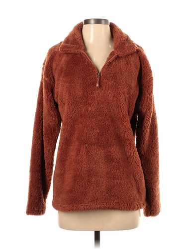 Eddie Bauer Women Brown Fleece M