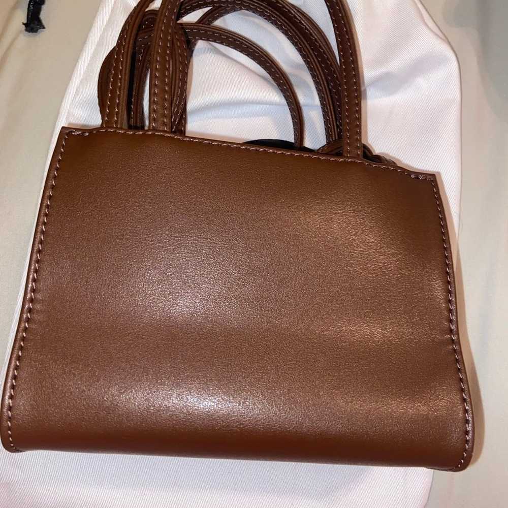 Brown small telfar bag - image 2