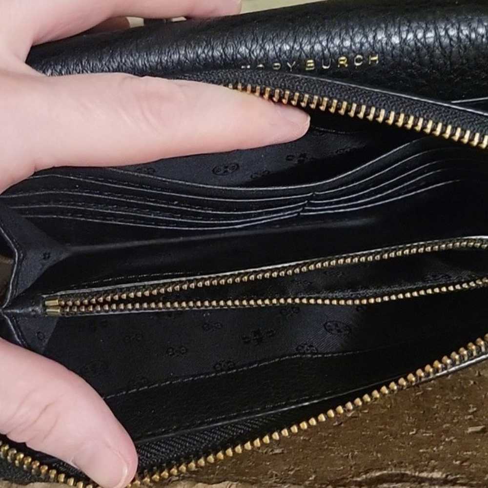 Tory Burch Harper Flat Wallet Crossbody Bag Black - image 7
