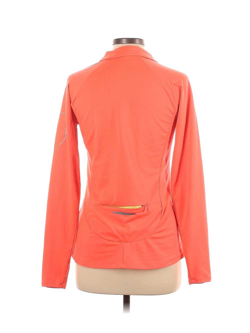 Under Armour Women Orange Track Jacket L - image 2